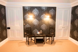 Seating in twin room