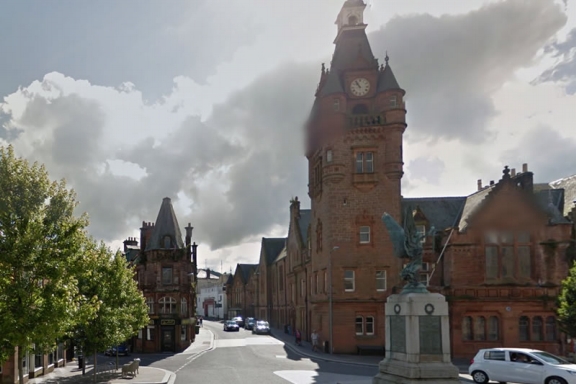Lockerbie town centre