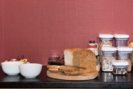 Fresh bread toast & homemade preserves