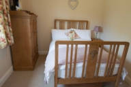 Traditionally furnished double room