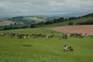 The rolling hills of South Scotland near Lockerbie